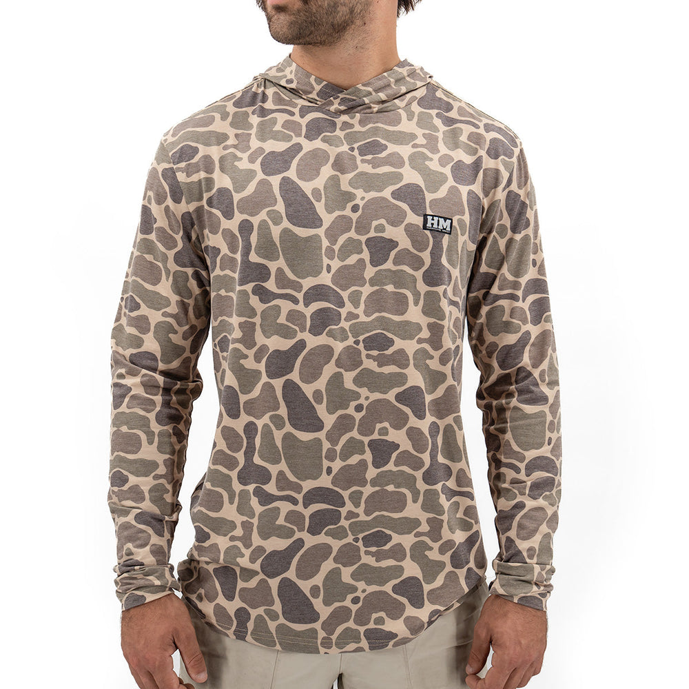 Hurricane Marsh Migrator Performance Hoodie – Midwest Marsh Camo