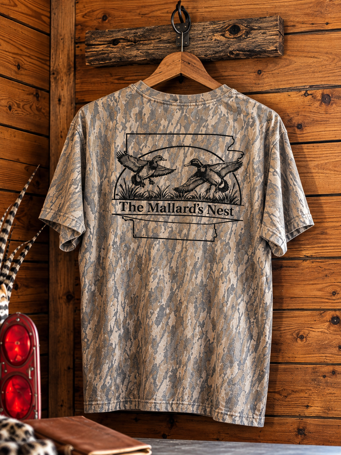 The Mallard’s Nest Mossy Oak Faded Camo Tee